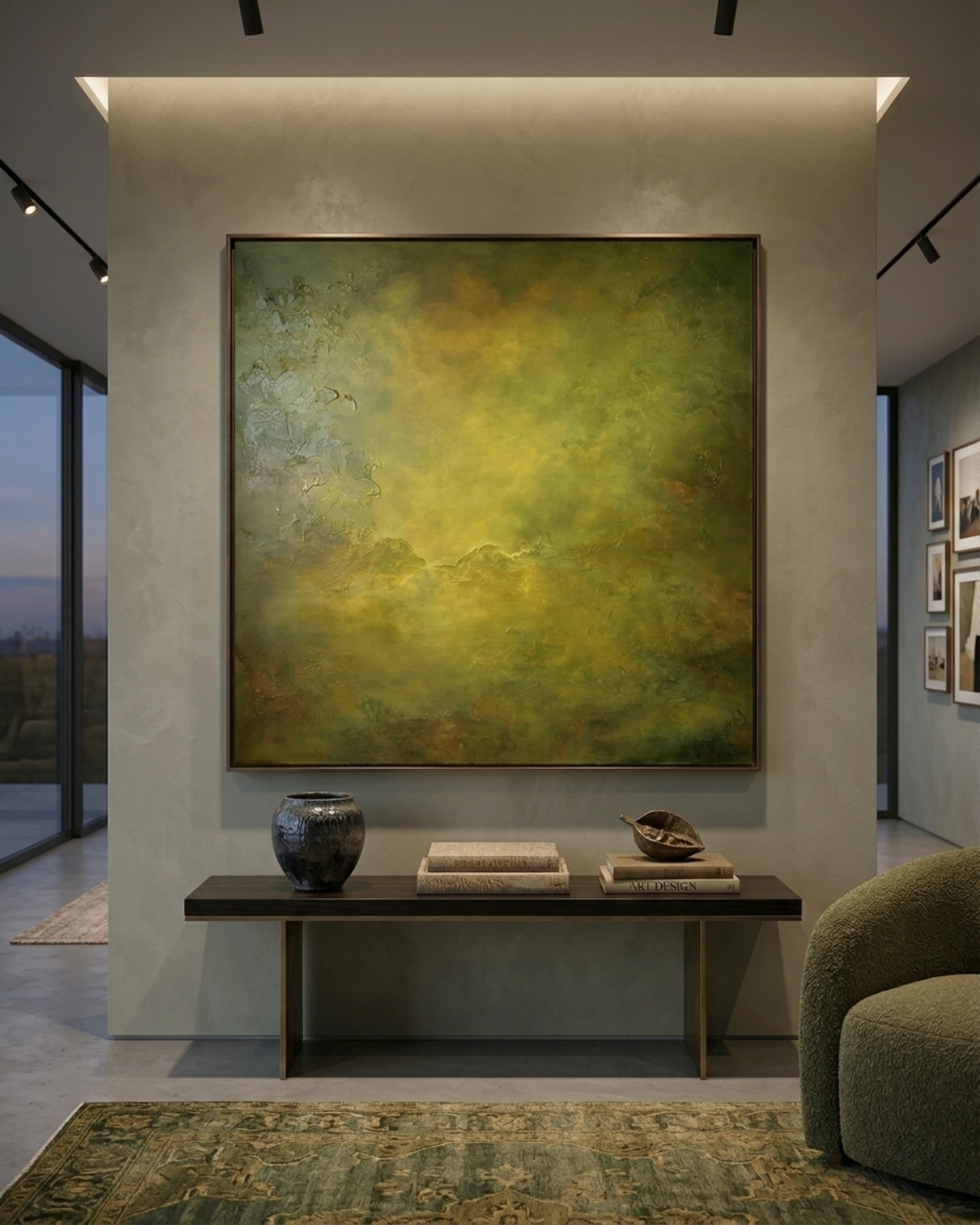 “Return to Calm” Original Artwork On Canvas 48x48 inches